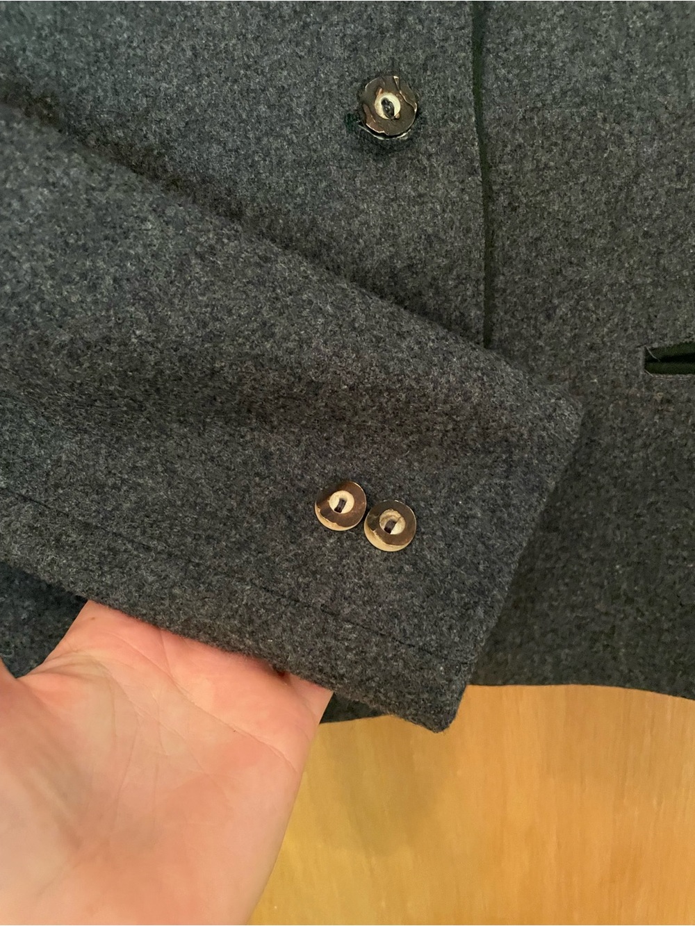 Vintage Tofana Made in Austria Wool Coat Size 2/XS - Picture 5 of 16
